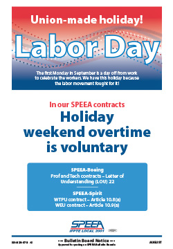 BBN 25-078 - Labor Day Overtime