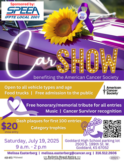 Car Show - Saturday, July 19, 9 a.m. to 2 p.m.