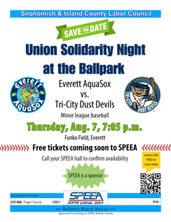 Union Solidarity Night at the Ballpark