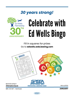 Celebrate with Ed Wells Bingo