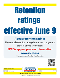 Retention ratings effective June 9