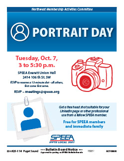 Portrait Day - Tuesday, Oct. 7