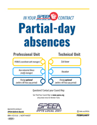 Prof/Tech - Partial-day absences
