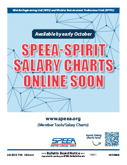 SPEEA-Spirit salary charts online soon