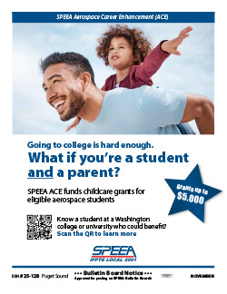 SPEEA ACE Childcare Grants