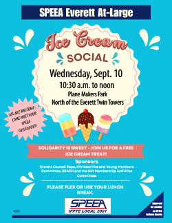 Ice cream social - Everett - Wednesday, Sept. 10, 10:30 a.m. to noon