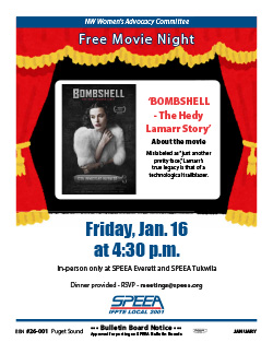 Free Movie night - BOMBSHELL: The Hedy Lamarr Story