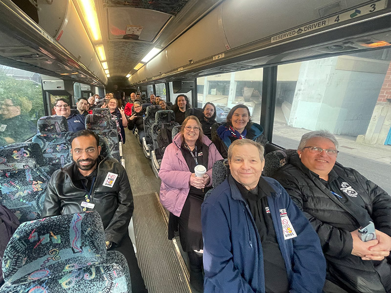 SPEEA Members at Lobby Day in Olympia, Washington