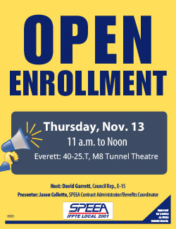 Open Enrollment - Everett - Thursday, Nov. 13, 11 a.m. to noon