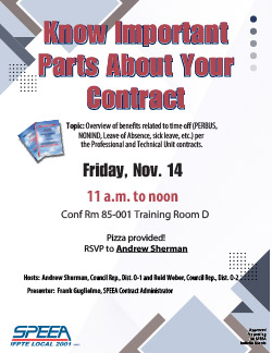 Know Important Parts About Your Contract - Friday, Nov. 14, 11 a.m. to noon