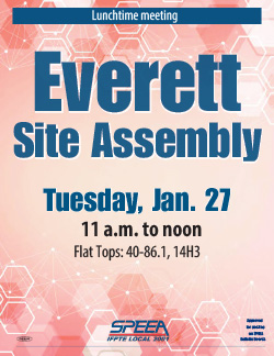 Everett Site Assembly - Jan. 27 at 11 a.m.