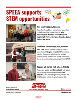SPEEA supports STEM opportunities