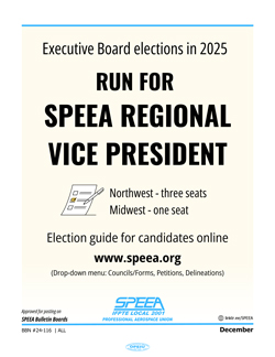 Run for SPEEA Regional Vice President