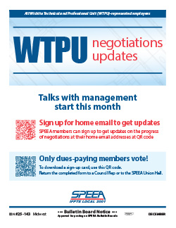 WTPU negotiations updates
