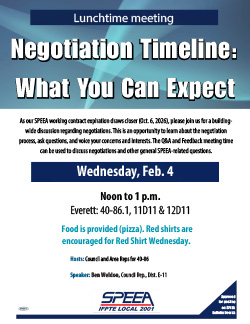 Negotiation Timeline: What you can Expect - Everett, Wednesday, Feb. 4, Noon