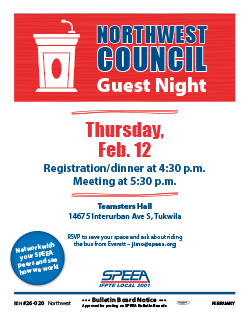 NW Council guest night - Feb. 12