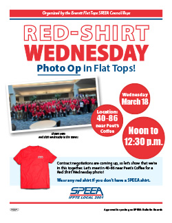 Red Shirt Wednesday – Everett Flat Tops