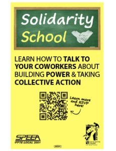Solidarity School flyer