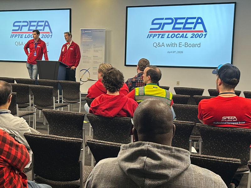 Executive Board members meet for Q&A in Renton