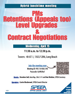 PMs, Retentions, Level Upgrades, and Negotiations - Wednesday, April 15 at 11:30 a.m.