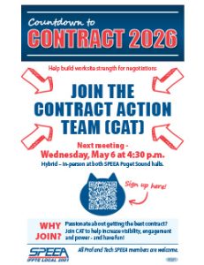 Join the Contract Action Team (CAT) - Wednesday, May 6 at 4:30 p.m.