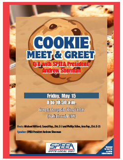 Cookies with Andrew Sherman - Everett - Friday, May 15 at 8 a.m.
