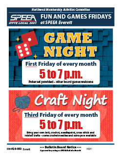 Fun and Games Fridays at SPEEA Everett