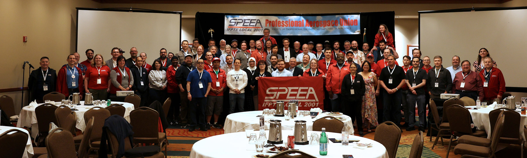 group shot of SPEEA members at 2026 Leadership Conference