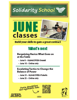 Bargaining Basics: What Goes on at the Table - Monday, June 8 at 4:30 p.m. and Wednesday, June 10 at 5 p.m.