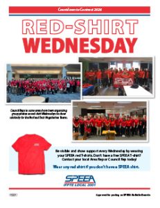 Red-Shirt Wednesday