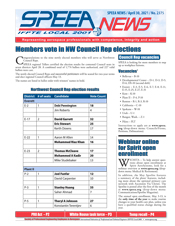 Newsletter - April 30, 2021