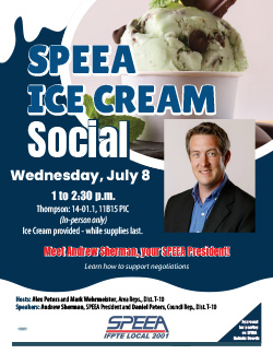 SPEEA Ice Cream Social Meet and Greet – Thompson