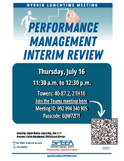 Performance Management Interim Review LTM - Towers - Thursday, July 16 at 11:30 a.m.
