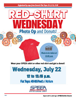 Red Shirt Wednesday and Donuts – Flat Tops
