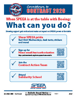 When SPEEA is at the table with Boeing: What Can you do?