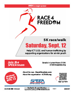 Race 4 Freedom 5k race/walk - Saturday, Sept. 12
